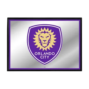 Orlando City: Framed Mirrored Wall Sign