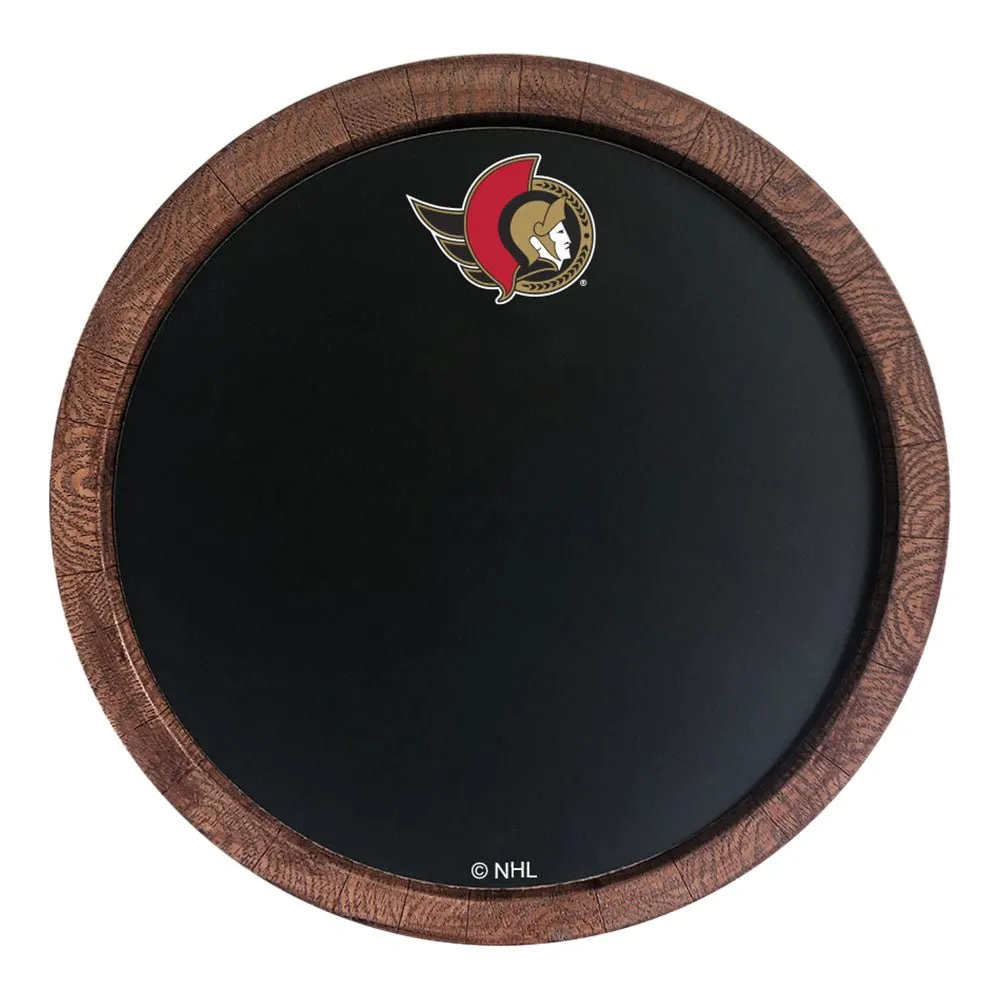 Ottawa Senators: Barrel Top Chalkboard Sign
