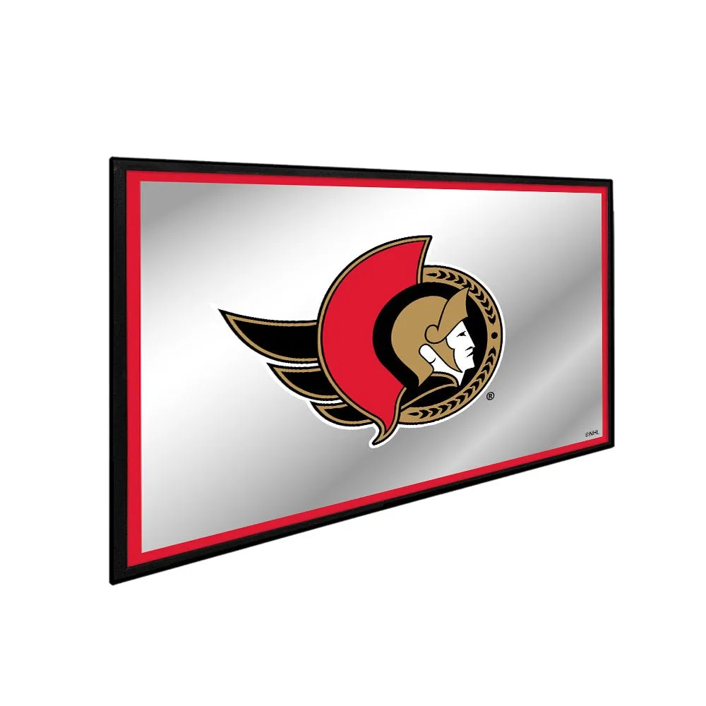 Ottawa Senators: Framed Mirrored Wall Sign