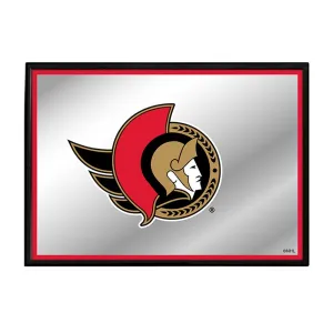 Ottawa Senators: Framed Mirrored Wall Sign