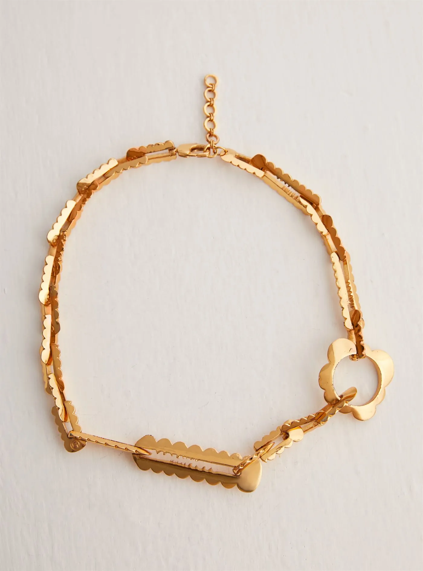 Outhouse   I   OH Beverly Center Epee Ferrum Link Chain Necklace Brass Gold Accessories  OHAW21NE801