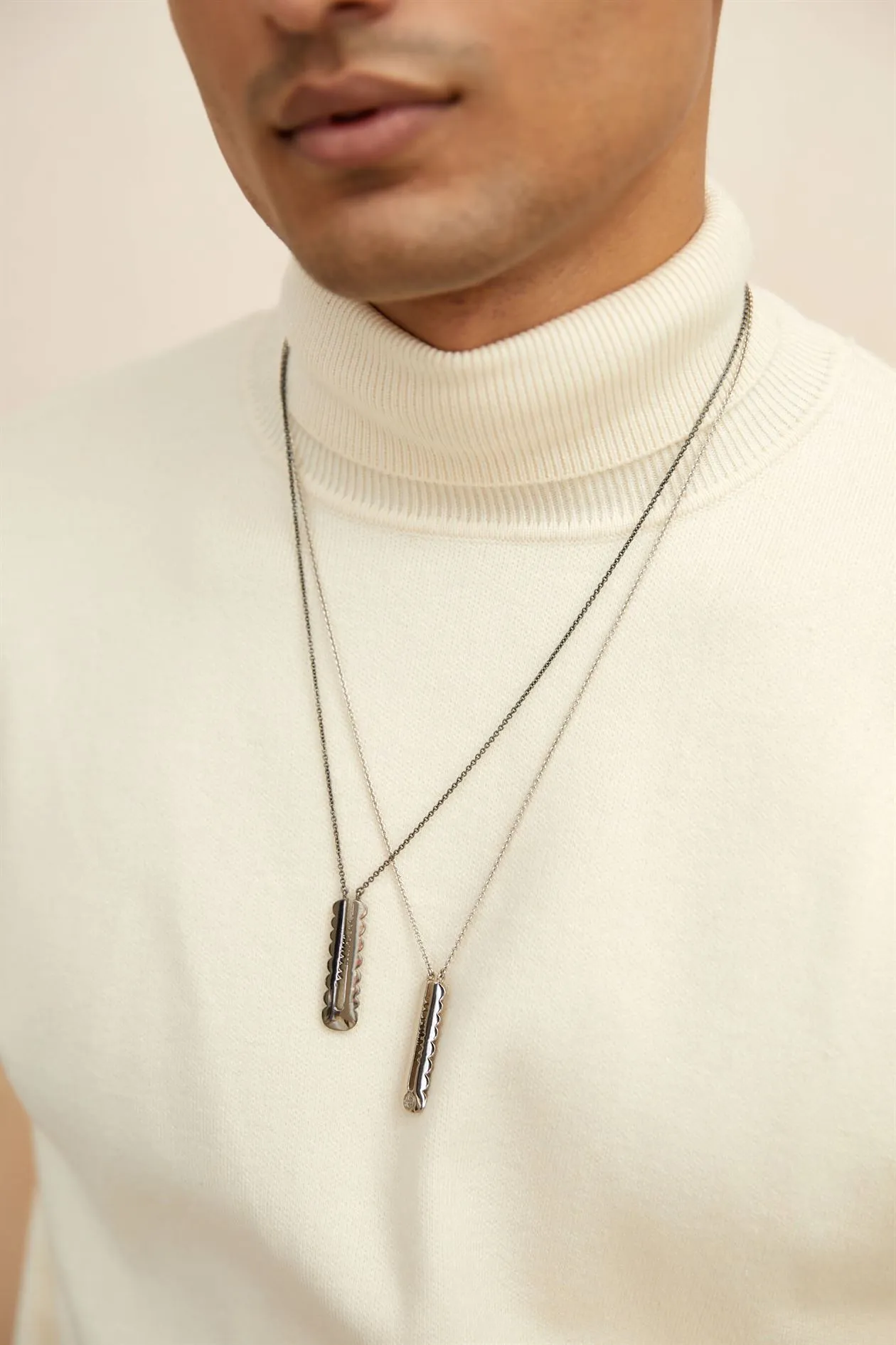 Outhouse   I   OH Epee The Grove XL Pendant In Silver Brass Silver Accessories  OHAW21PE604