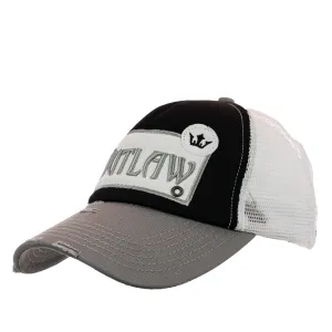 Outlaw Vintage Distressed Trucker Cap