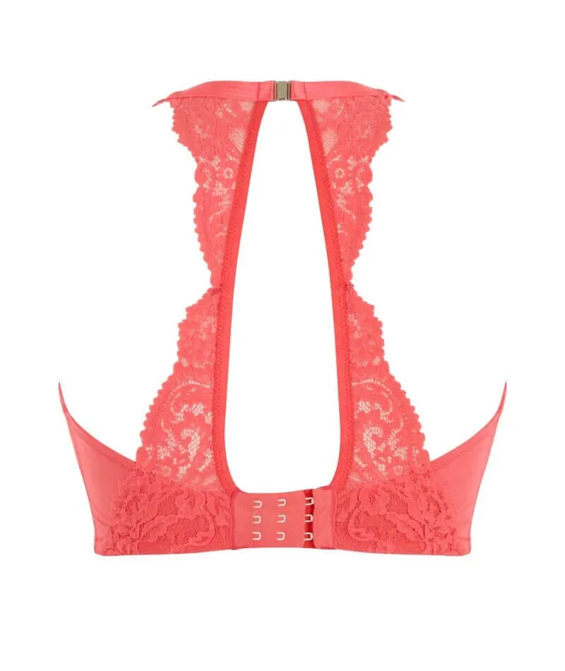 Panache Addison Non Padded Underwired Plunge Bra - Paradise Pink