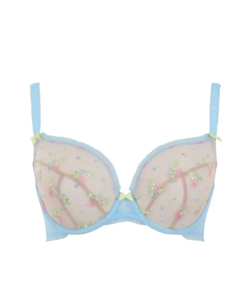 Panache Astrid Plunge Underwired Bra - Pale Blue