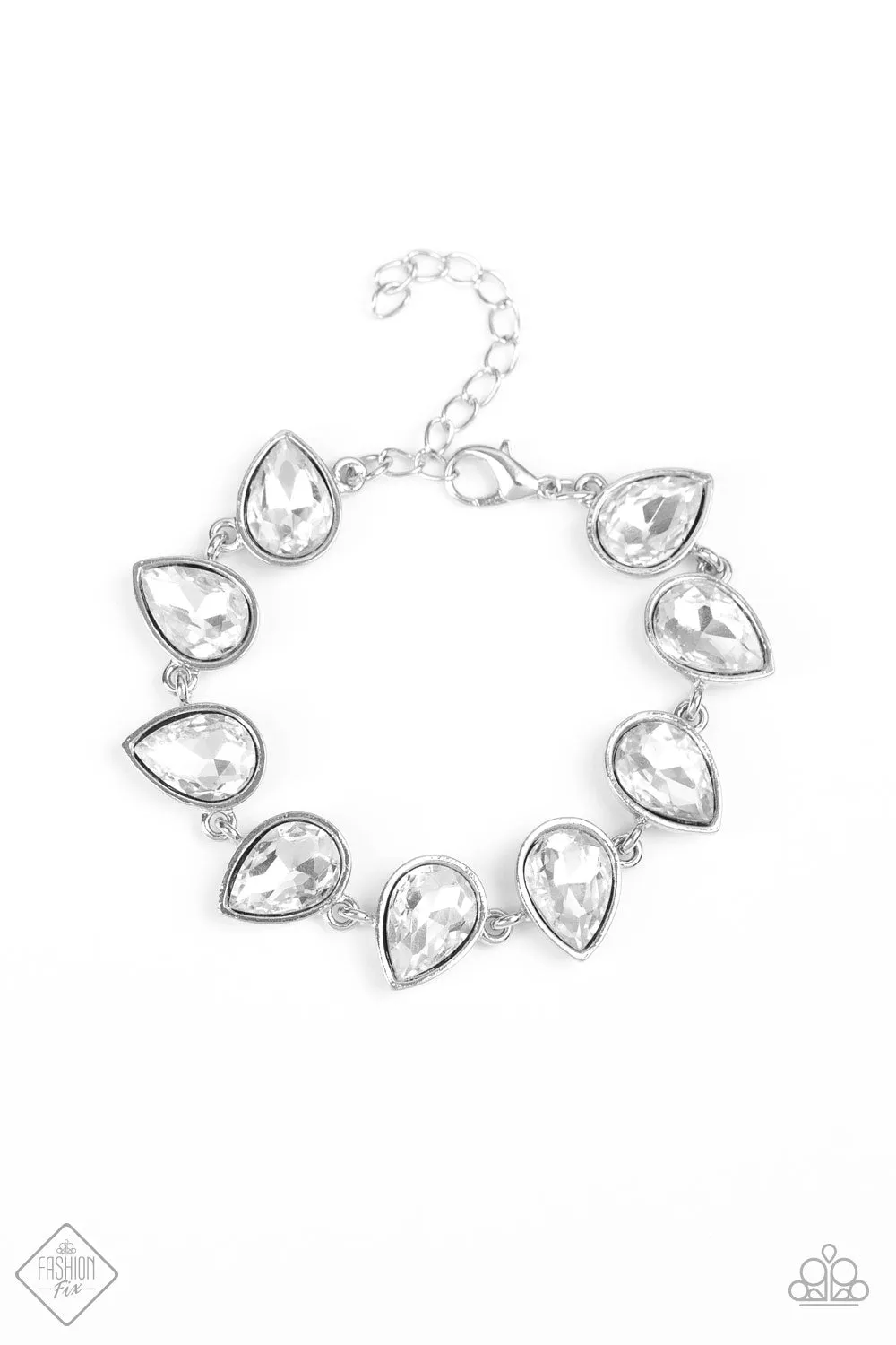 Paparazzi - Free Rein -White Bracelet