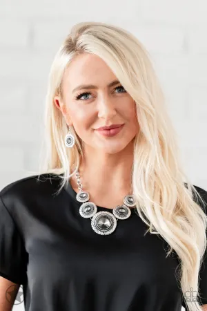 Paparazzi - Global Glamour- Silver Necklace