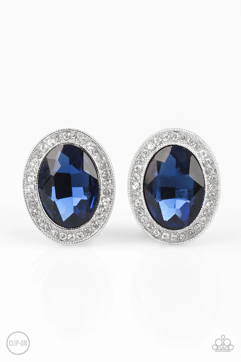 Paparazzi - Only Fame In Town - Blue Earrings