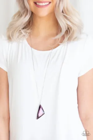 Paparazzi Ultra Sharp Necklace Purple