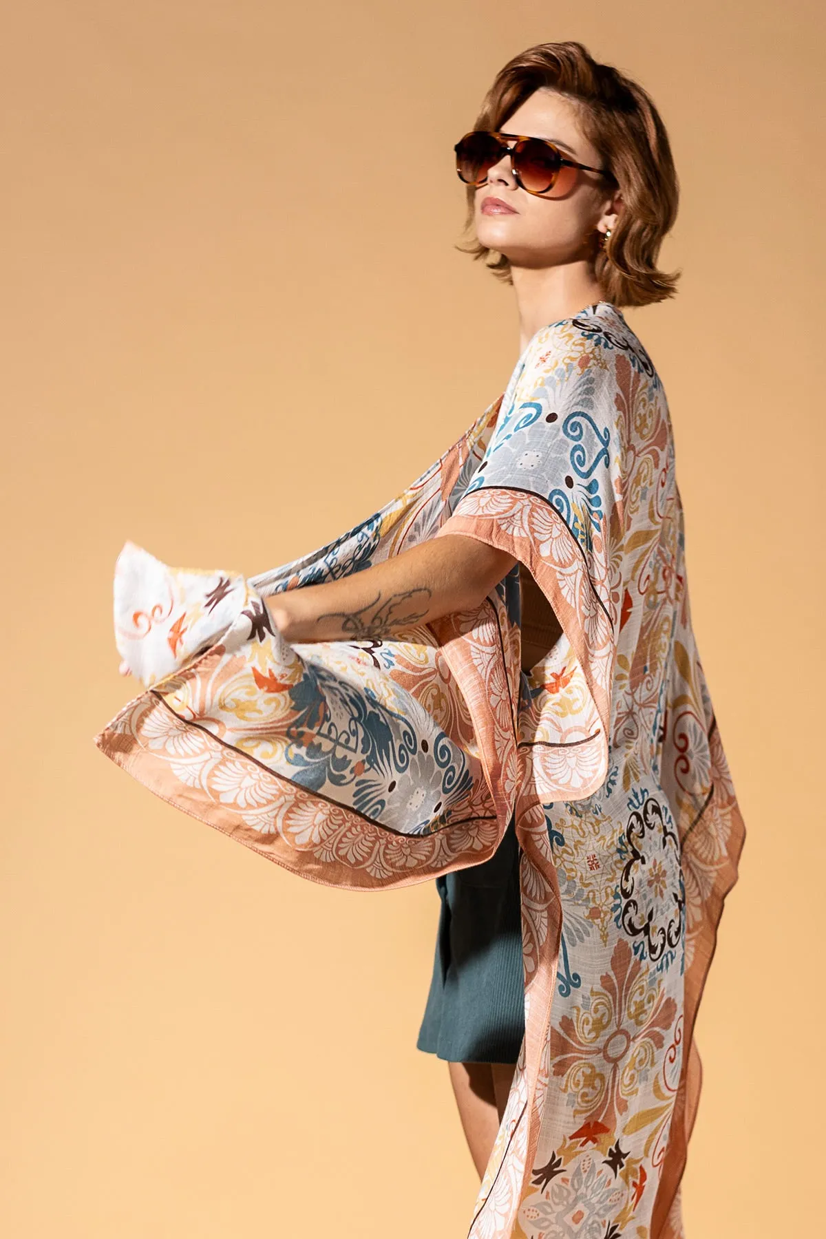 Pastel Marrakech Kimono