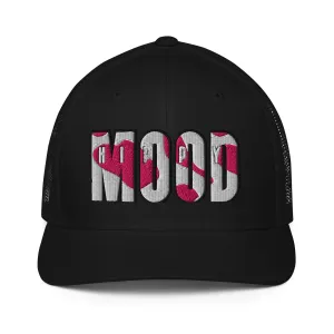 Pink Camo Print Closed-back Trucker Cap