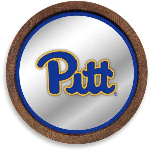 Pitt Panthers: "Faux" Barrel Top Mirrored Wall Sign