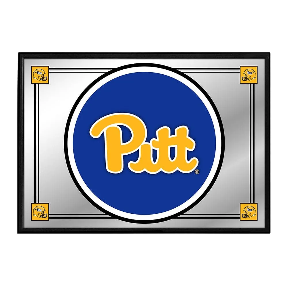 Pitt Panthers: Team Spirit - Framed Mirrored Wall Sign