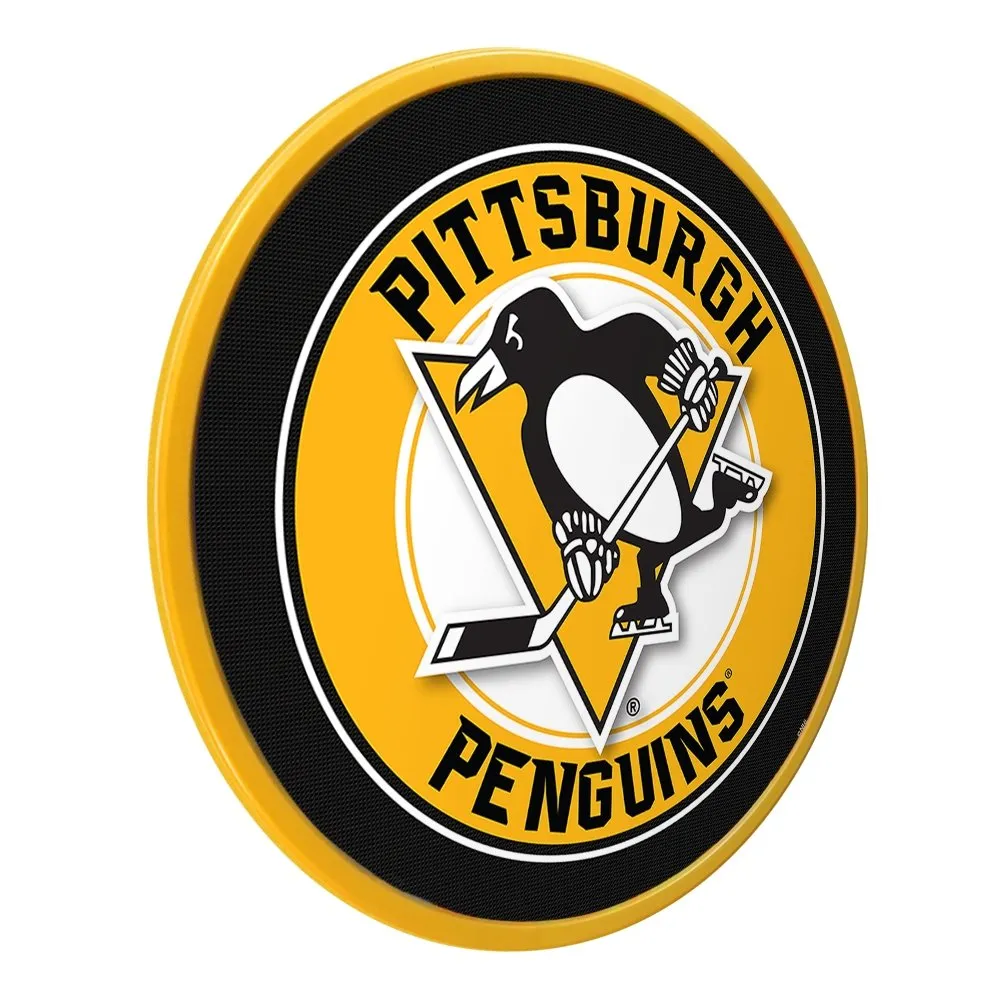 Pittsburgh Penguins: Modern Disc Wall Sign