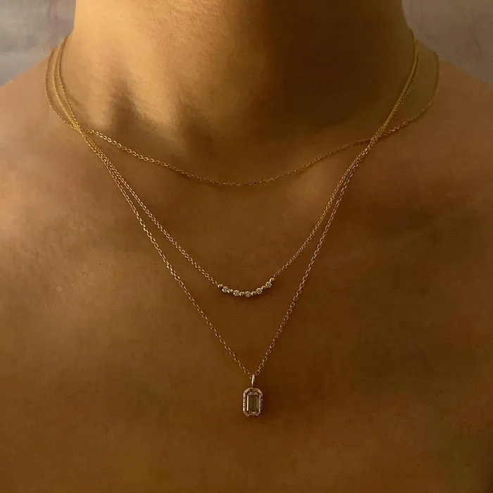 pizzicato necklace - natural diamond