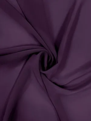 Plum Chiffon Fabric By The 1/2 Yard
