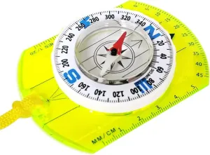 Posinly Orienteering Compass with Survival Whistle - Advanced Boy Scout Compass for Camping, Hiking and Navigation, Professional Field Compass for Map Reading, Compass for Kids
