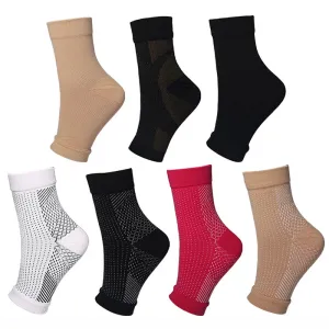Premium Ankle Support Compression Sleeves – Breathable Sports Brace for Men & Women, Running & Outdoor Protection, 1/3/5 Pairs, Adjustable Fit, Comfortable Support