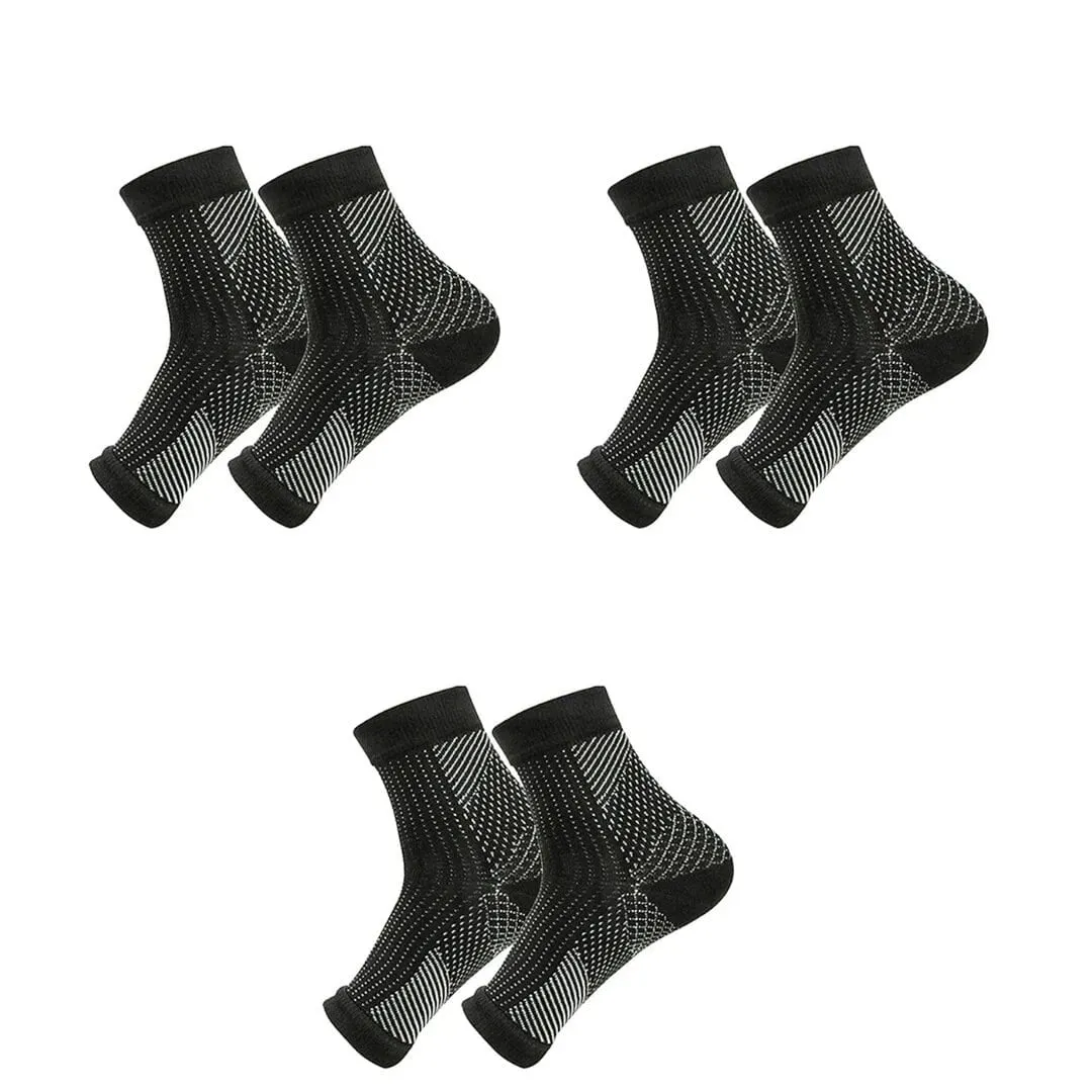 Premium Ankle Support Compression Sleeves – Breathable Sports Brace for Men & Women, Running & Outdoor Protection, 1/3/5 Pairs, Adjustable Fit, Comfortable Support