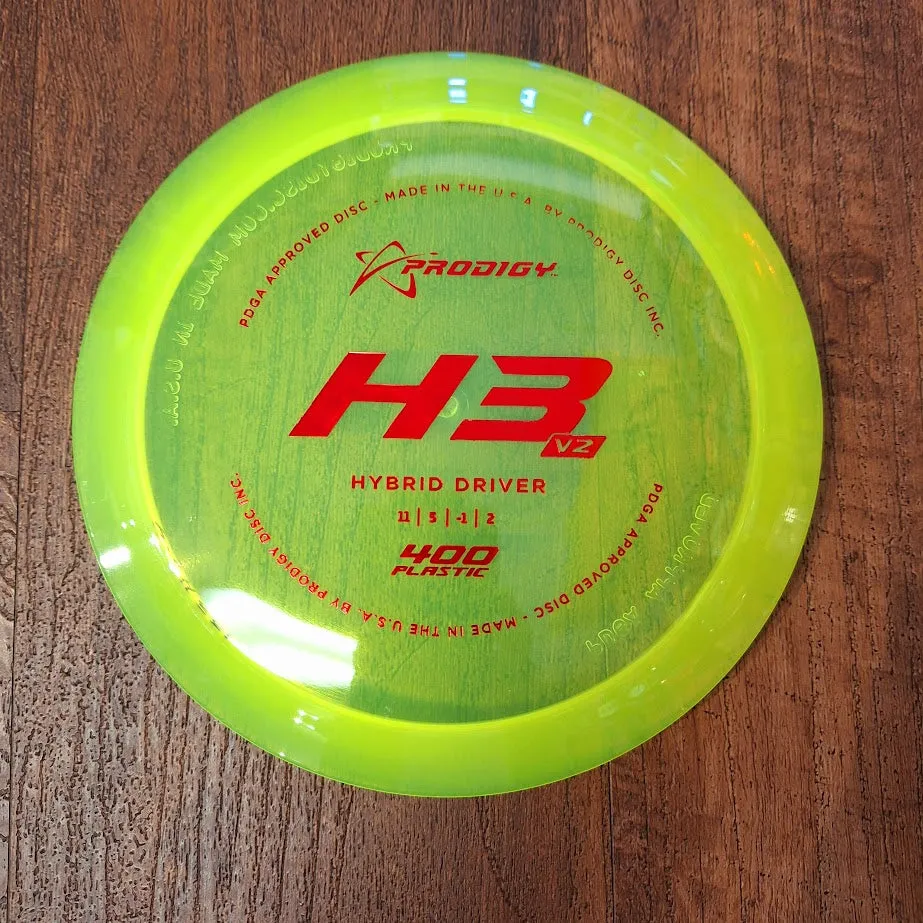 Prodigy 400 Plastic H3 V2 11/5/-1/2