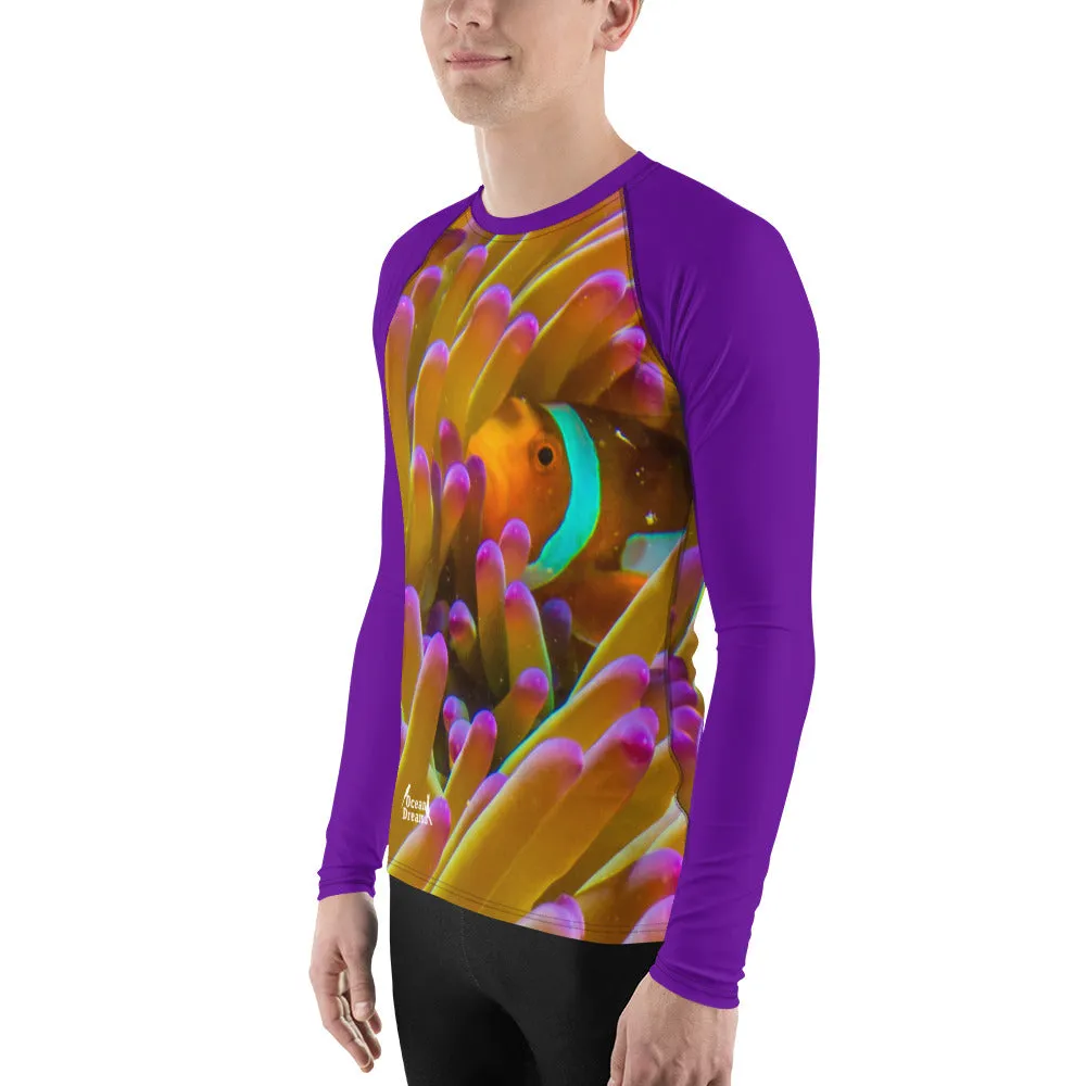 Purple-tipped anemone Men's Rash Guard
