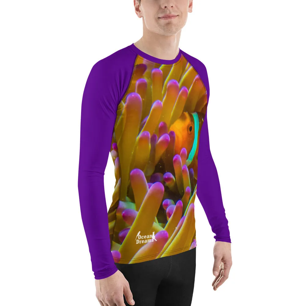 Purple-tipped anemone Men's Rash Guard