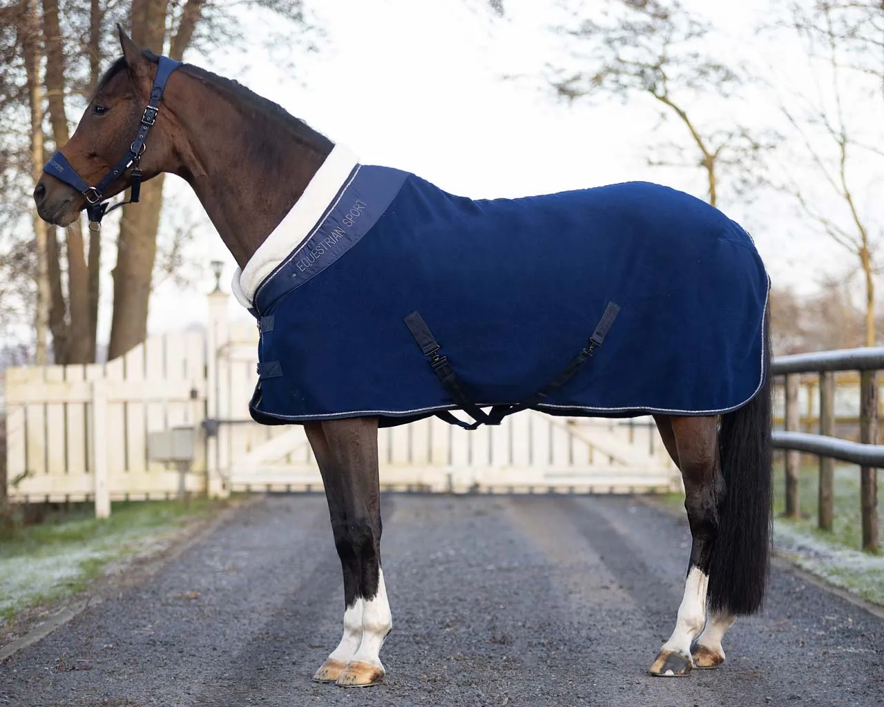 QHP Fleece Rug "Gloss"