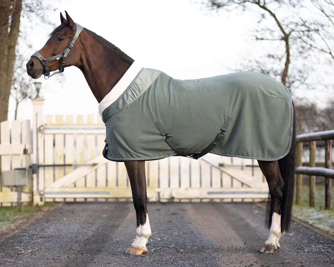 QHP Fleece Rug "Gloss"