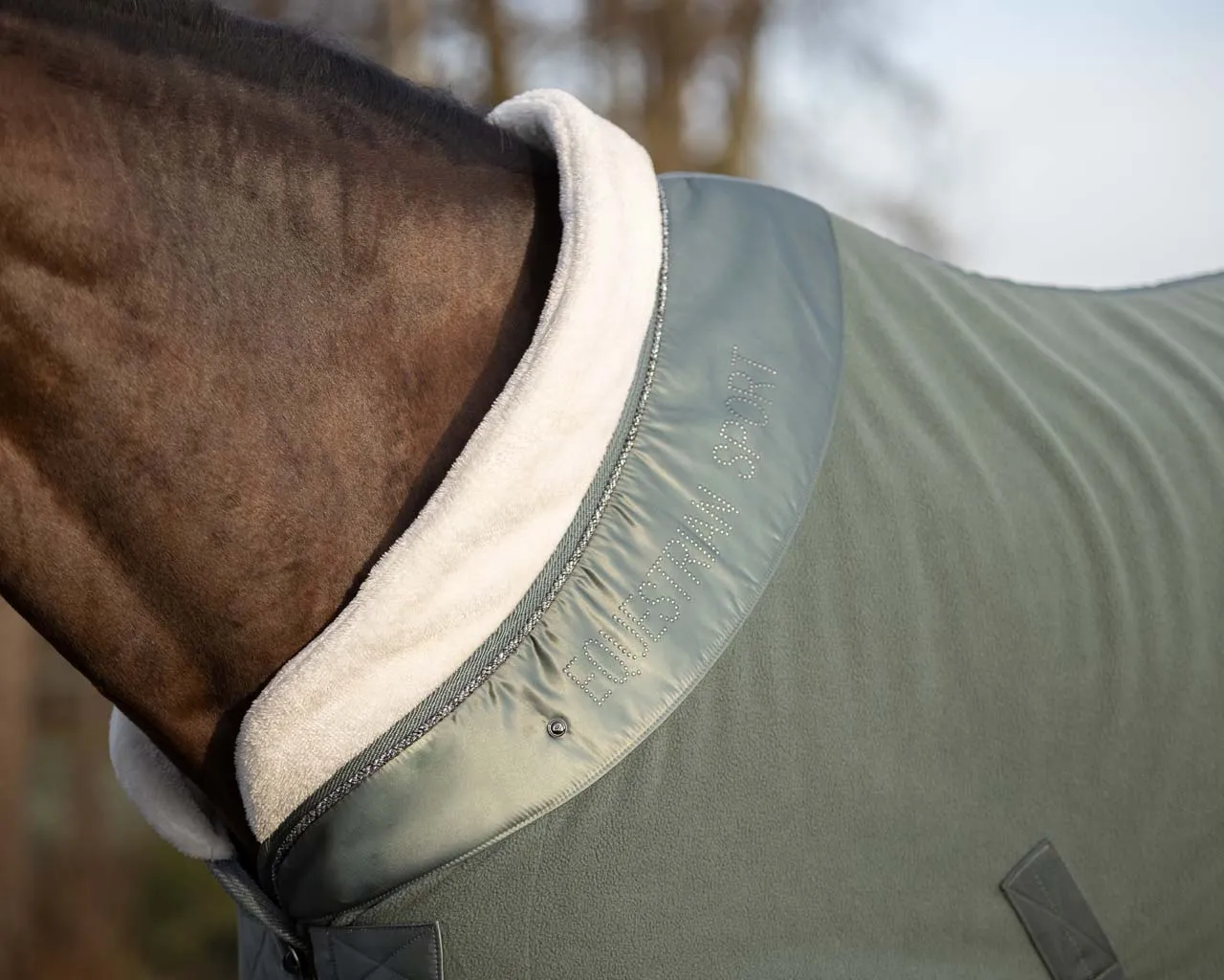 QHP Fleece Rug "Gloss"