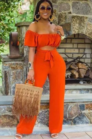Queening  Off shoulder Jumpsuit