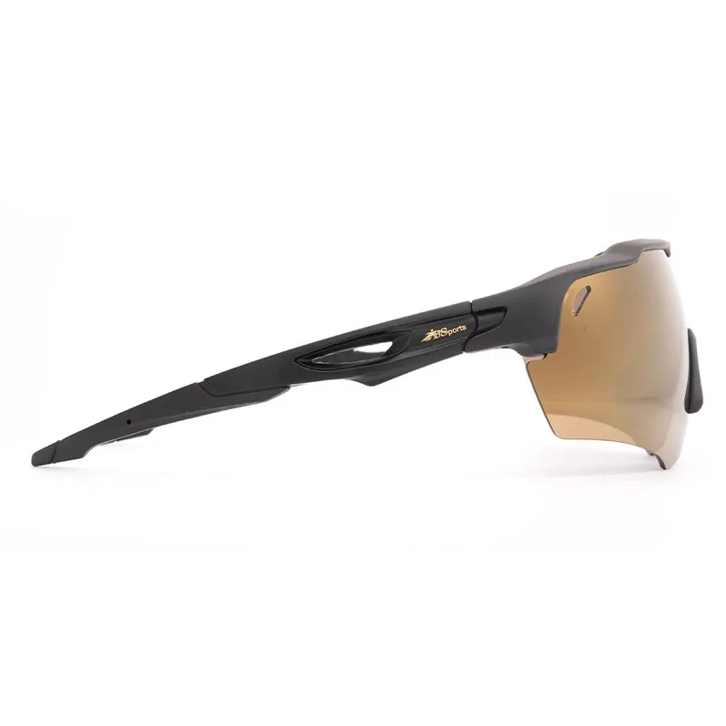 "Apex" Sports Performance Sunglasses (Gold)