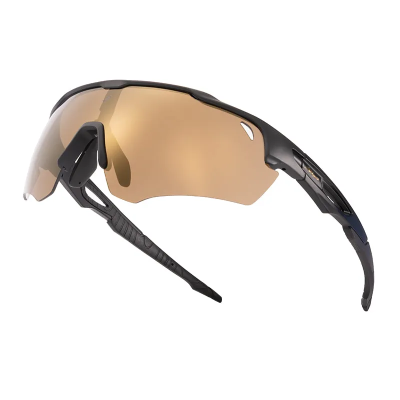 "Apex" Sports Performance Sunglasses (Gold)