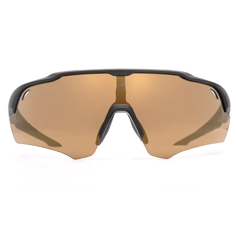 "Apex" Sports Performance Sunglasses (Gold)