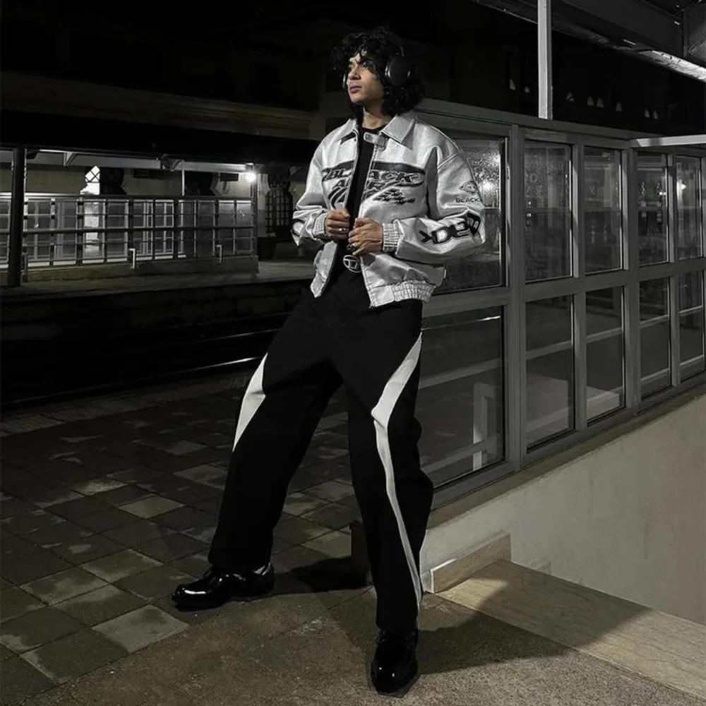 "High Street Vintage Stitching" Sweatpants