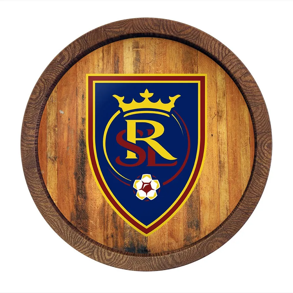 Real Salt Lake: "Faux" Barrel Top Sign