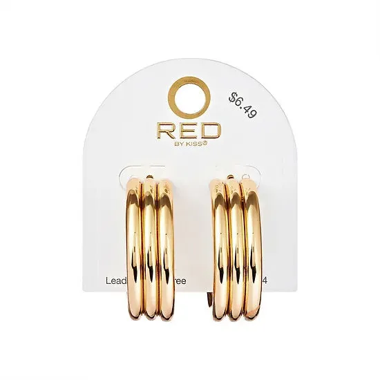 Red By Kiss Jewelry - Glam Earrings