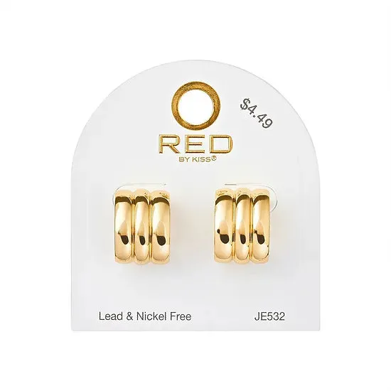 Red By Kiss Jewelry - Glam Earrings