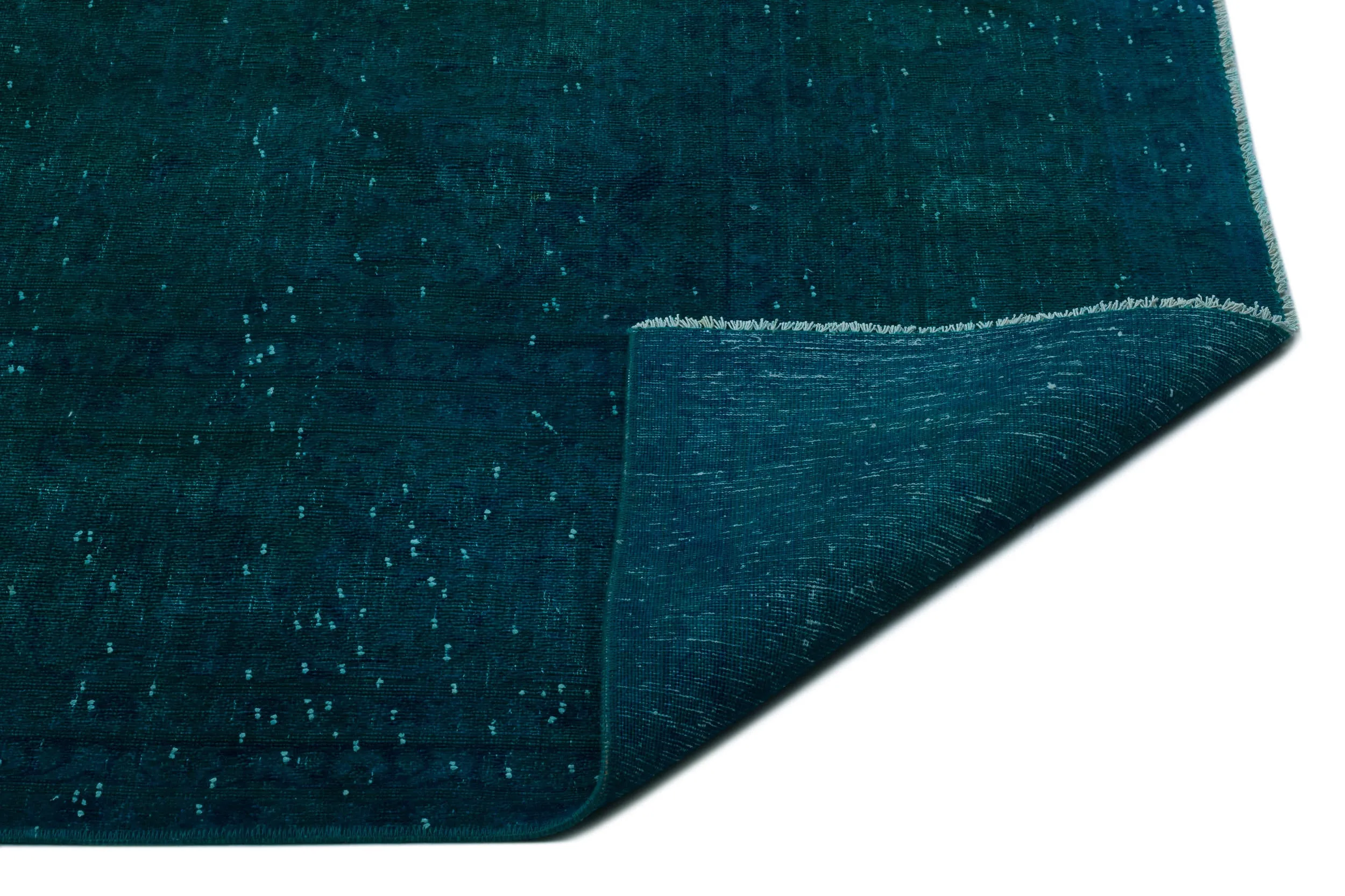 Retro Design Blue Over Dyed Vintage XLarge Rug 9'1'' x 12'2'' ft 277 x 370 cm
