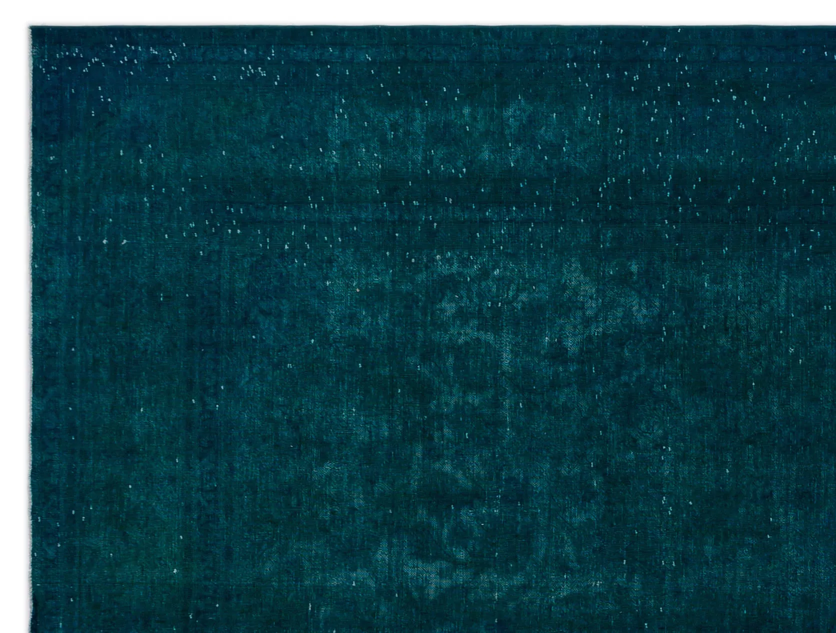 Retro Design Blue Over Dyed Vintage XLarge Rug 9'1'' x 12'2'' ft 277 x 370 cm