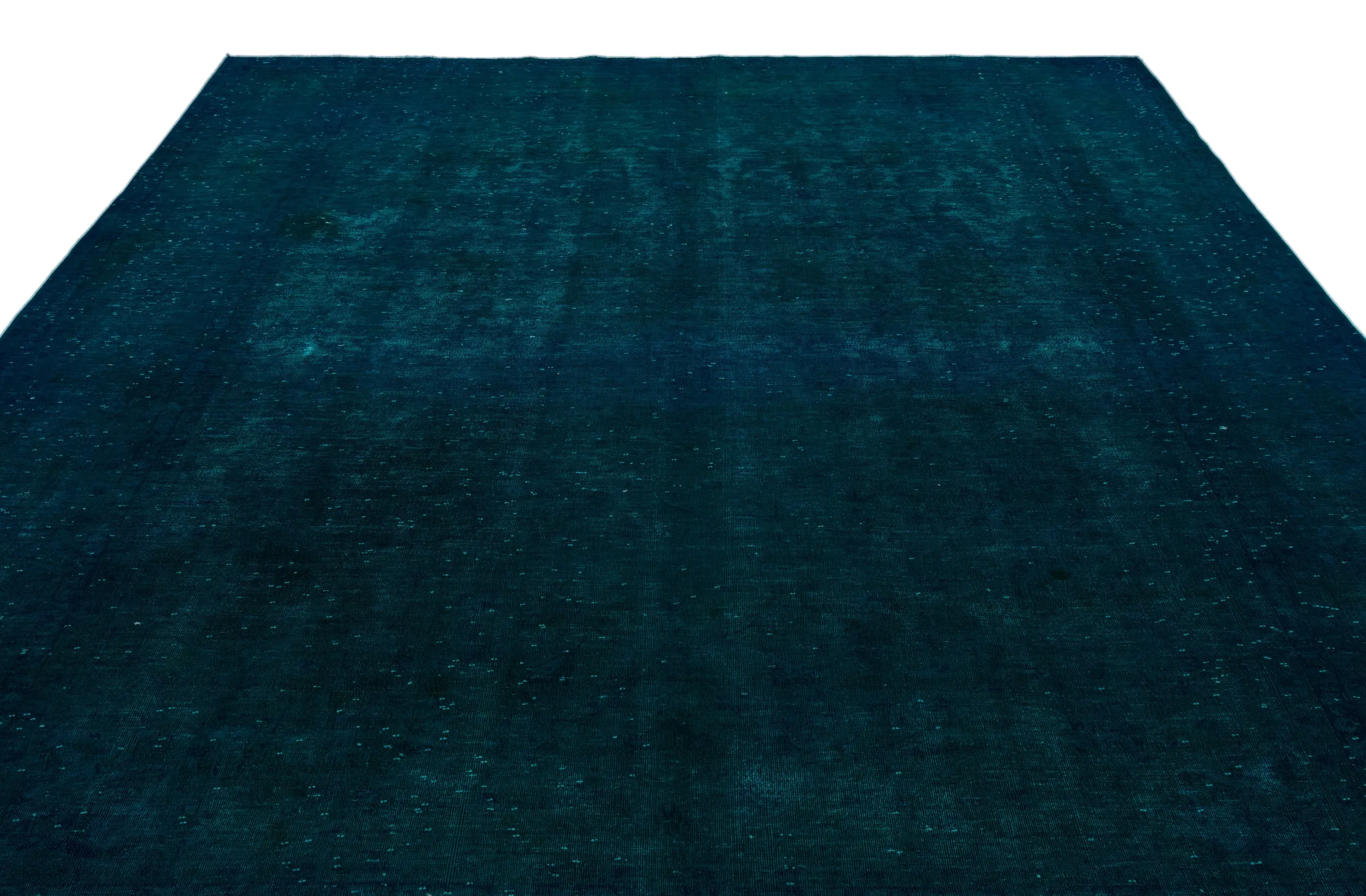 Retro Design Blue Over Dyed Vintage XLarge Rug 9'1'' x 12'2'' ft 277 x 370 cm
