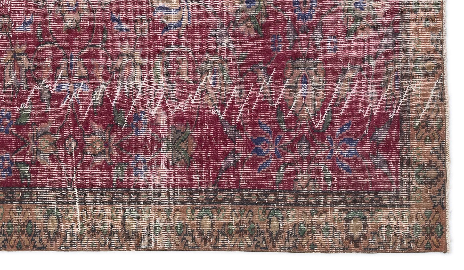 Retro Design Naturel Over Dyed Vintage Rug 4'11'' x 8'6'' ft 149 x 258 cm