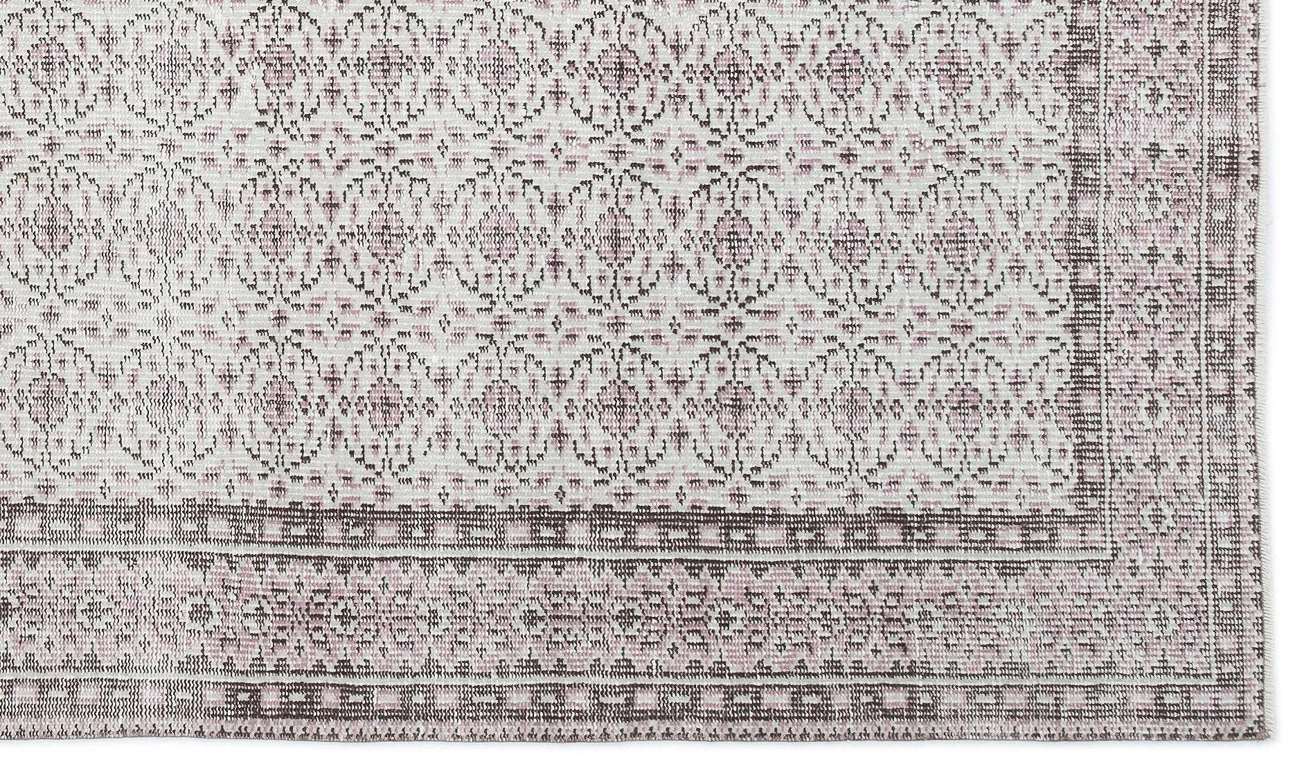 Retro Design Naturel Over Dyed Vintage Rug 5'3'' x 8'11'' ft 160 x 273 cm