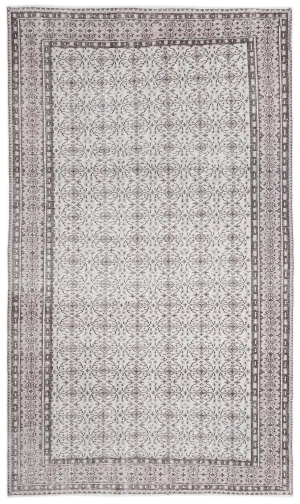 Retro Design Naturel Over Dyed Vintage Rug 5'3'' x 8'11'' ft 160 x 273 cm