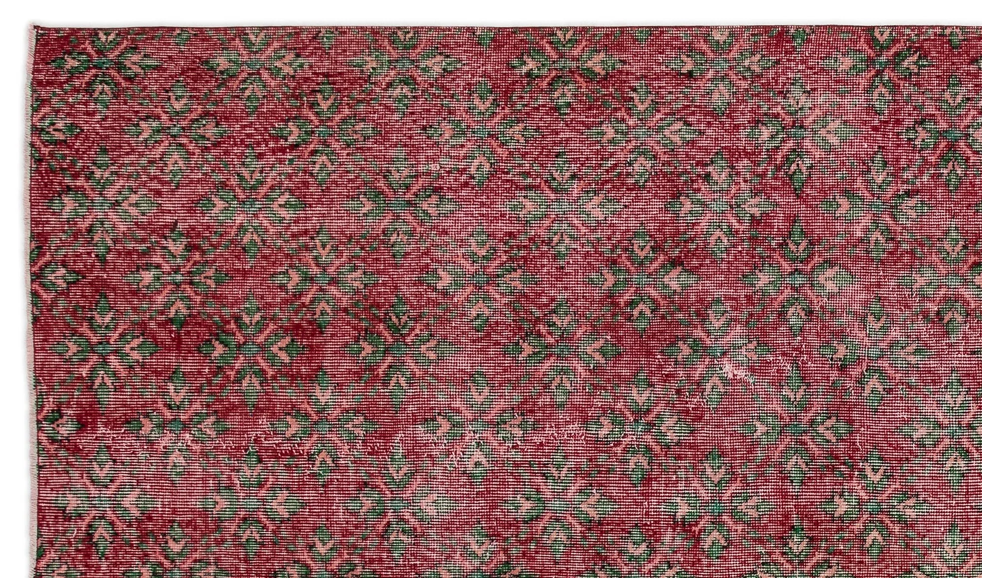 Retro Design Naturel Over Dyed Vintage Rug 5'6'' x 9'8'' ft 168 x 294 cm