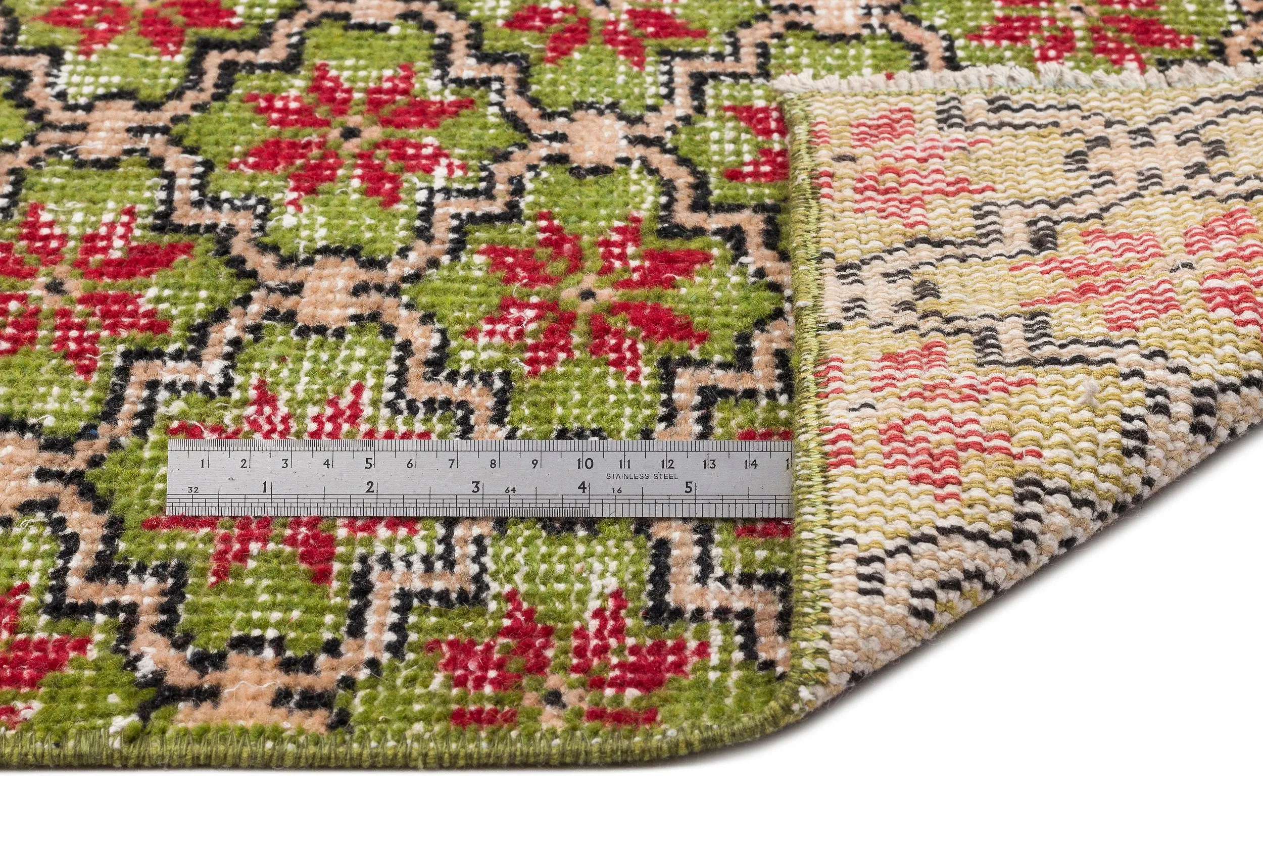 Retro Design Naturel Over Dyed Vintage Rug 5'7'' x 8'3'' ft 171 x 251 cm