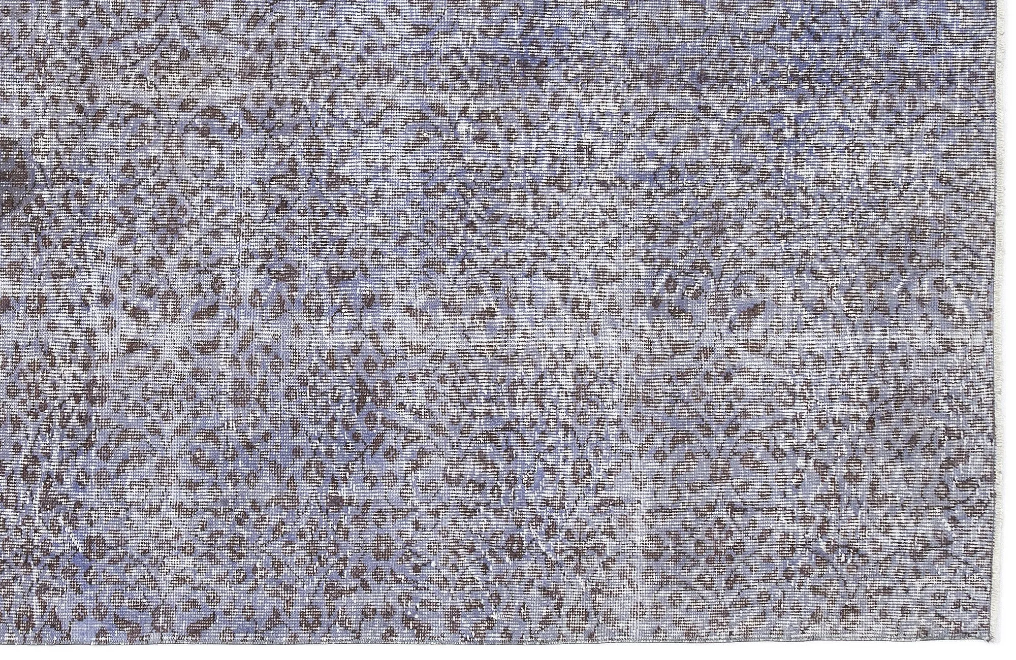 Retro Design Purple Over Dyed Vintage Rug 5'5'' x 8'11'' ft 164 x 273 cm