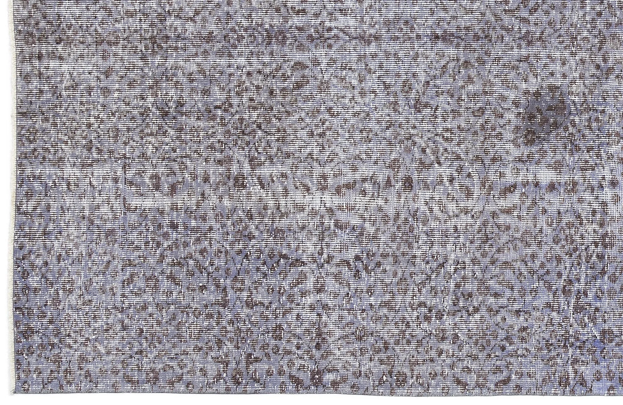 Retro Design Purple Over Dyed Vintage Rug 5'5'' x 8'11'' ft 164 x 273 cm