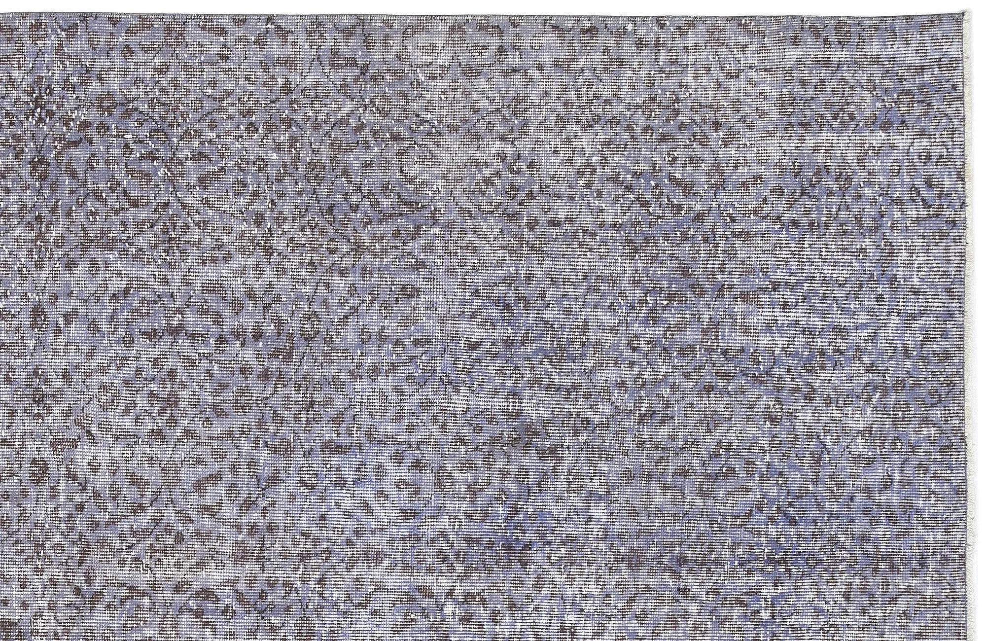 Retro Design Purple Over Dyed Vintage Rug 5'5'' x 8'11'' ft 164 x 273 cm