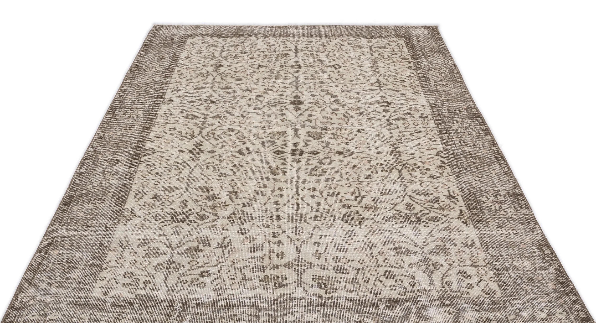 Retro Design Retro Design Beige Over Dyed Vintage Rug 5'11'' x 9'2'' ft 180 x 280 cm