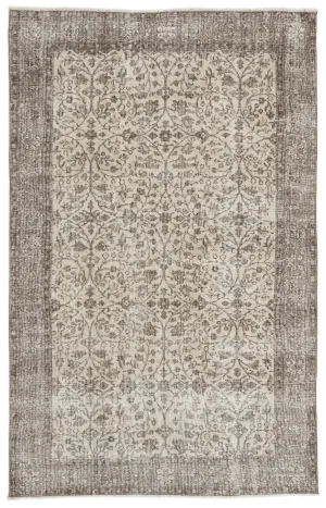 Retro Design Retro Design Beige Over Dyed Vintage Rug 5'11'' x 9'2'' ft 180 x 280 cm
